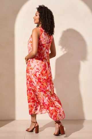 Sleeveless Maxi Dress Coral Sky - Allure Boutique WY