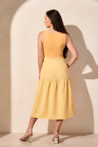 Sleeveless Midi Dress - Allure Boutique WY