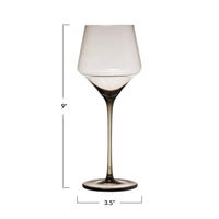 Smoke Tinted Wine Glass - Allure Boutique WY