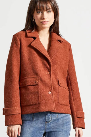 Snap Front Closure Peacoat - Allure Boutique WY