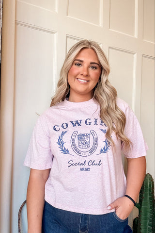 Social Club Graphic Tee - Allure Boutique WY