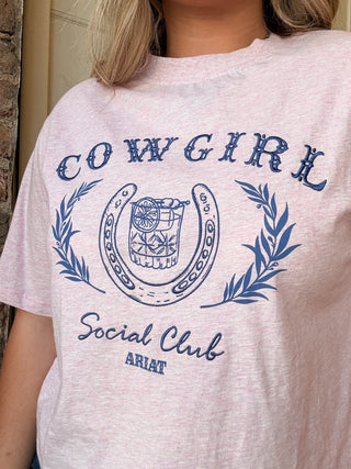 Social Club Graphic Tee - Allure Boutique WY