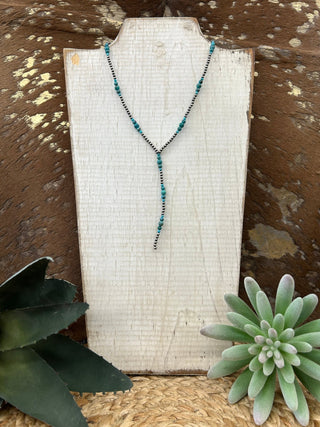 Sonoran Turquoise 16" Lariat Necklace - Allure Boutique WY