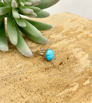 Turquoise Round Ring 6