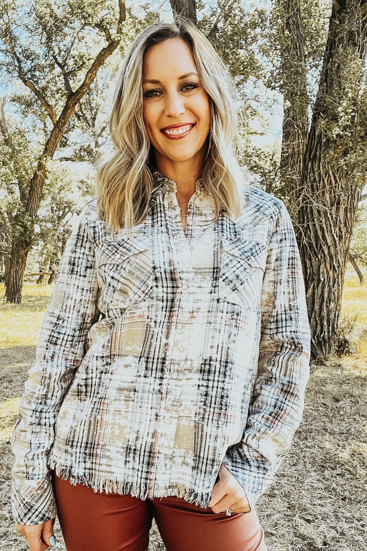 Star Button Down - Allure Boutique WY