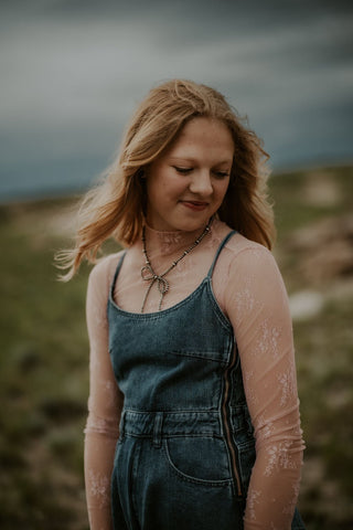 Strappy Back Denim Dress - Allure Boutique WY