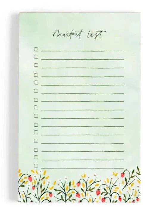 Strawberry Meadow Market Notepad - Allure Boutique WY