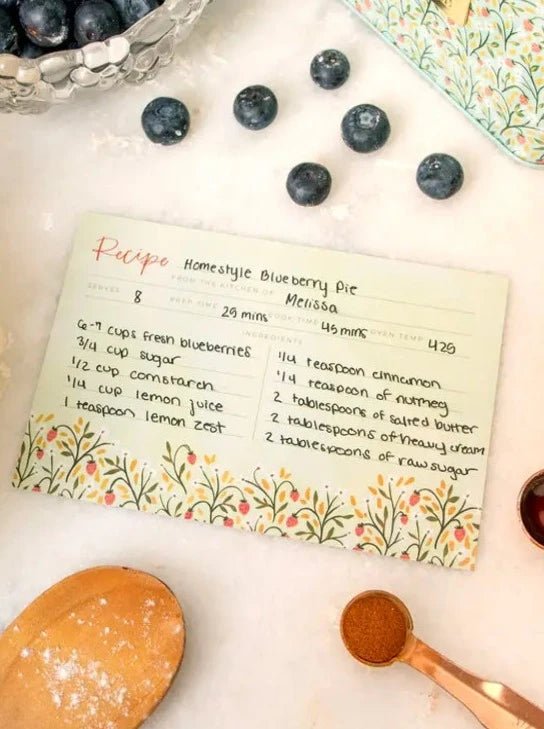 Strawberry Meadow Recipe Cards - Allure Boutique WY