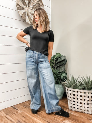 Stride Wide Leg with Utility Details - Allure Boutique WY