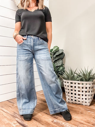 Stride Wide Leg with Utility Details - Allure Boutique WY