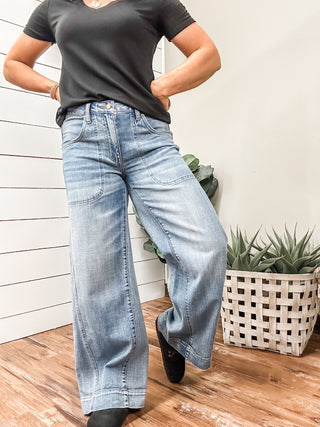 Stride Wide Leg with Utility Details - Allure Boutique WY