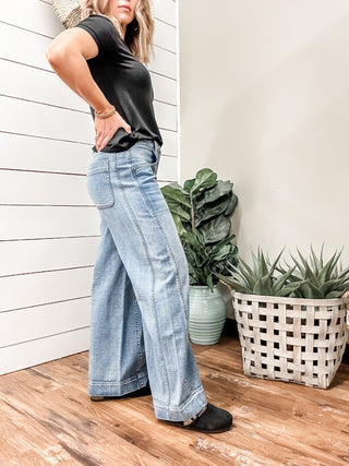 Stride Wide Leg with Utility Details - Allure Boutique WY