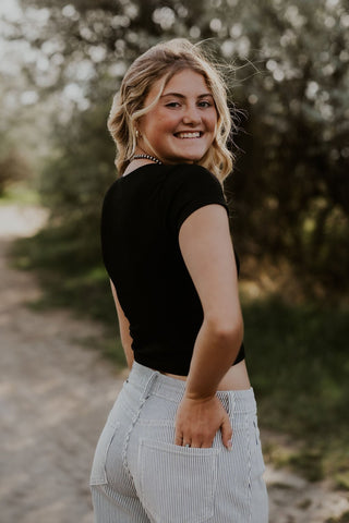 Striped Barrel Jean - Allure Boutique WY