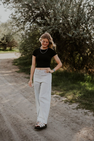 Striped Barrel Jean - Allure Boutique WY