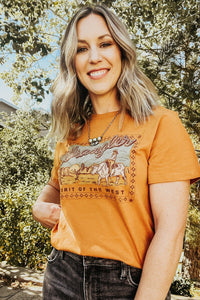 Sudan Brown Spirit of the West Graphic Tee - Allure Boutique WY