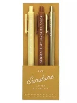 Sunshine Jotter Gel Pen Set of 3 - Allure Boutique WY