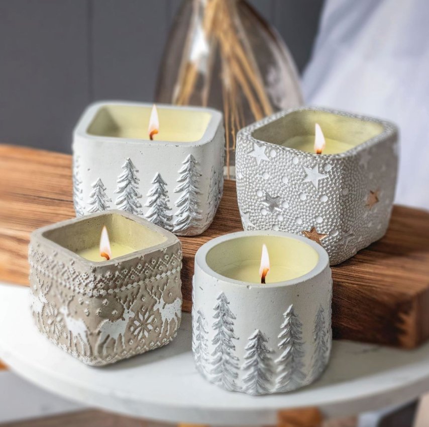 Swan Creek Winter Wonderland 7 Oz. Round Potted Candles - Allure Boutique WY