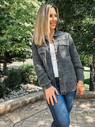 Sweater Shacket - Allure Boutique WY