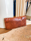 Tan Leather Card Holder Wallet - Allure Boutique WY