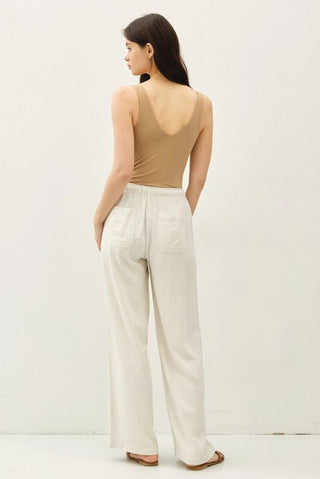 Taupe Basic V - Line Tank Bodysuit - Allure Boutique WY