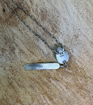 Teardrop Feather Necklace - Allure Boutique WY