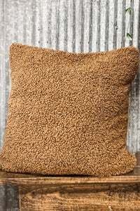 Teddy Throw Pillow with Down Insert - Allure Boutique WY