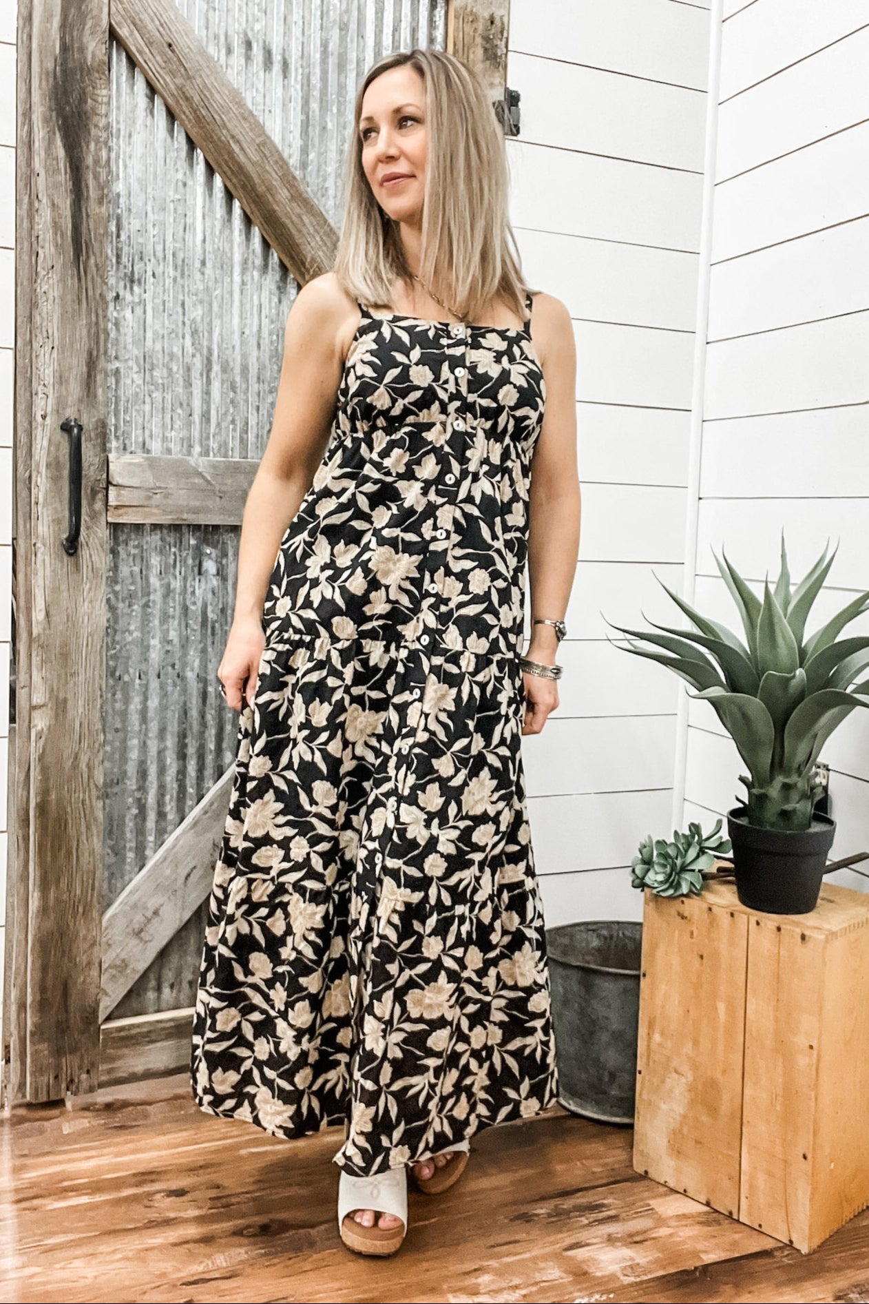 Tiered Picot Dress, Bandana XS Tiered Picot Dress, Bandana XS