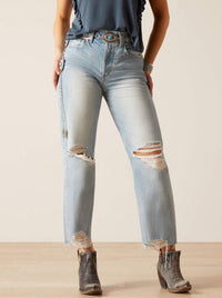 Tomboy Ultra High Rise Straight Jean - MYKONOS - Allure Boutique WY