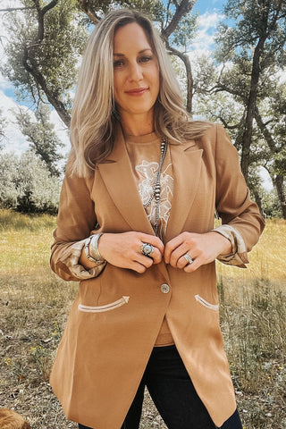Trailblazer Jacket - Toasted Coconut - Allure Boutique WY