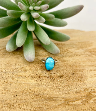 Turquoise Round Ring 6