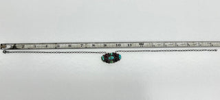 Turquoise + Purple Cluster Necklace - Allure Boutique WY