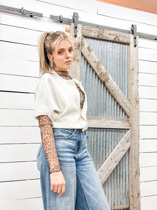 Two Button Short Sleeve Cardigan - Allure Boutique WY