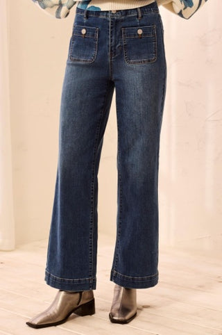 Sophia Curvy Super Straight Ankle Jean