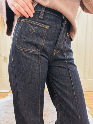 Ultra High Rise Tomboy Western Wide Leg Jean - Allure Boutique WY