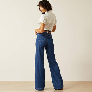 Ultra High Rise Westie Yoke Wide Leg Jean - Allure Boutique WY