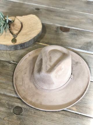 Vegan Pencil Curl Stiff Brim Fedora Hat - Allure Boutique WY