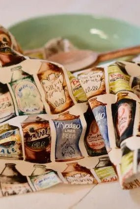 Vintage Bottles Novelty Tea Towel - Allure Boutique WY