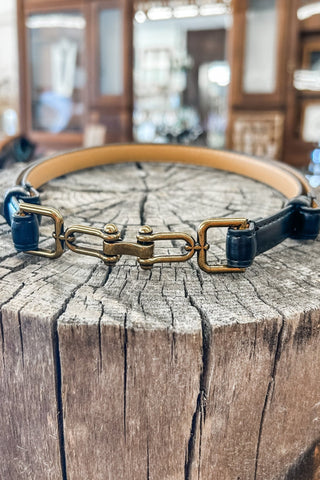 Waist Cinching Vintage Pencil Belt - Black - Allure Boutique WY
