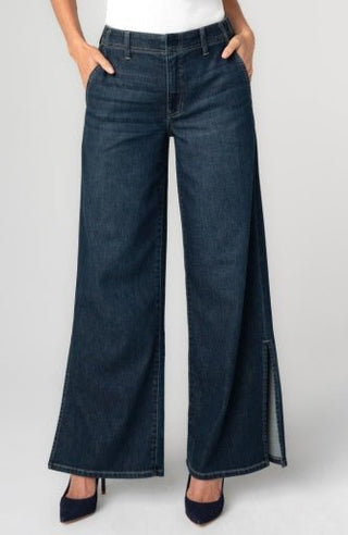 Weekender Wide Leg Jean + Side Slit - Allure Boutique WY
