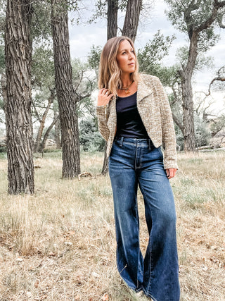 Weekender Wide Leg Jean + Side Slit - Allure Boutique WY
