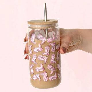 Western Cowgirl Boots Glass Can - Allure Boutique WY