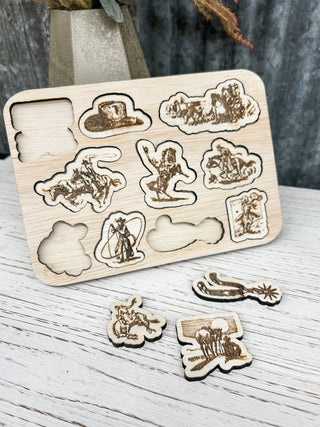 Western Kids Cowboy Puzzle - Allure Boutique WY