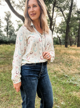 Western Luck Homestyle Shirt - Allure Boutique WY