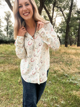 Western Luck Homestyle Shirt - Allure Boutique WY