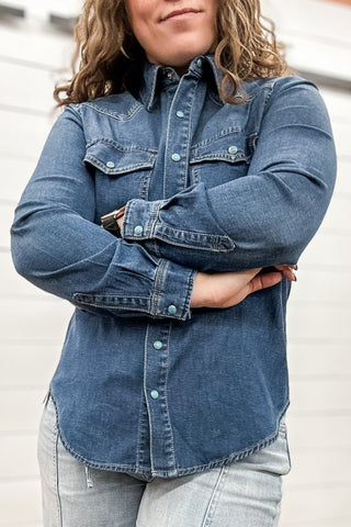 Western Slim Shirt - Allure Boutique WY