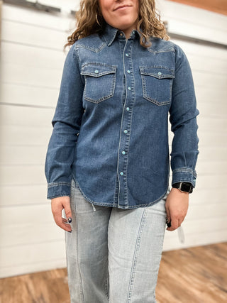 Western Slim Shirt - Allure Boutique WY