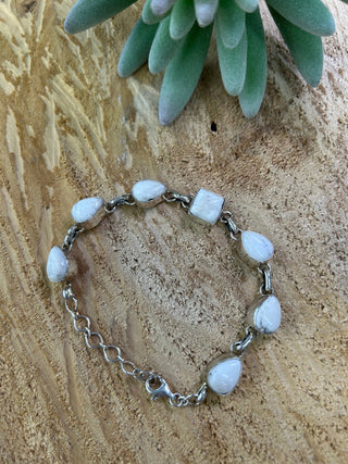 White Buffalo 7 Stone Bracelet - Allure Boutique WY