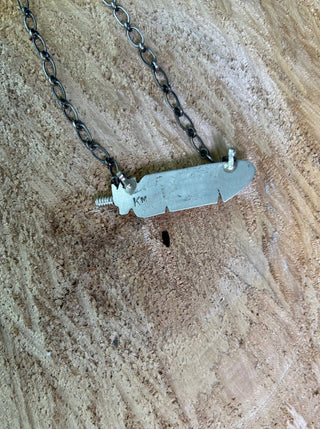 White Buffalo Feather Necklace - Allure Boutique WY