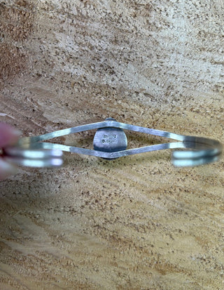 White Buffalo Oval Mini Cuff - Allure Boutique WY