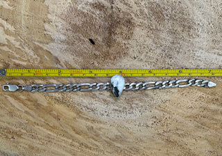 White Buffalo Teardrop Link Chain Bracelet - Allure Boutique WY